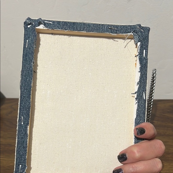 Floral Embellished Denim Art - Picture 6 of 7